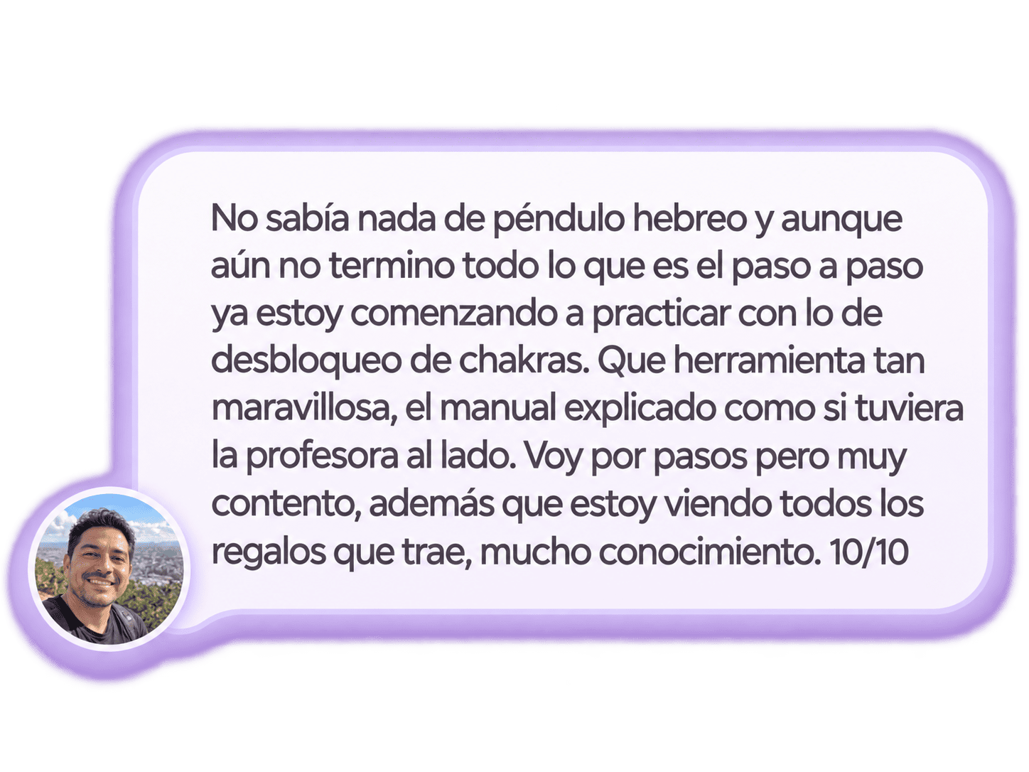 Testimonio sobre el Manual Maestro del Péndulo Hebreo